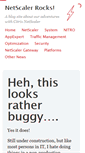 Mobile Screenshot of netscalerrocks.com